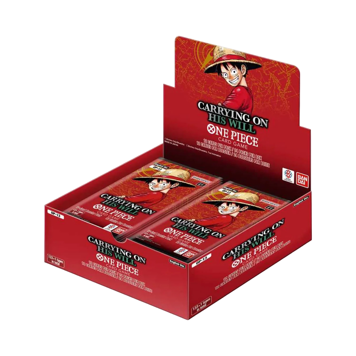 One Piece Card Game - Carrying on his Will - Display [OP13 ENG]